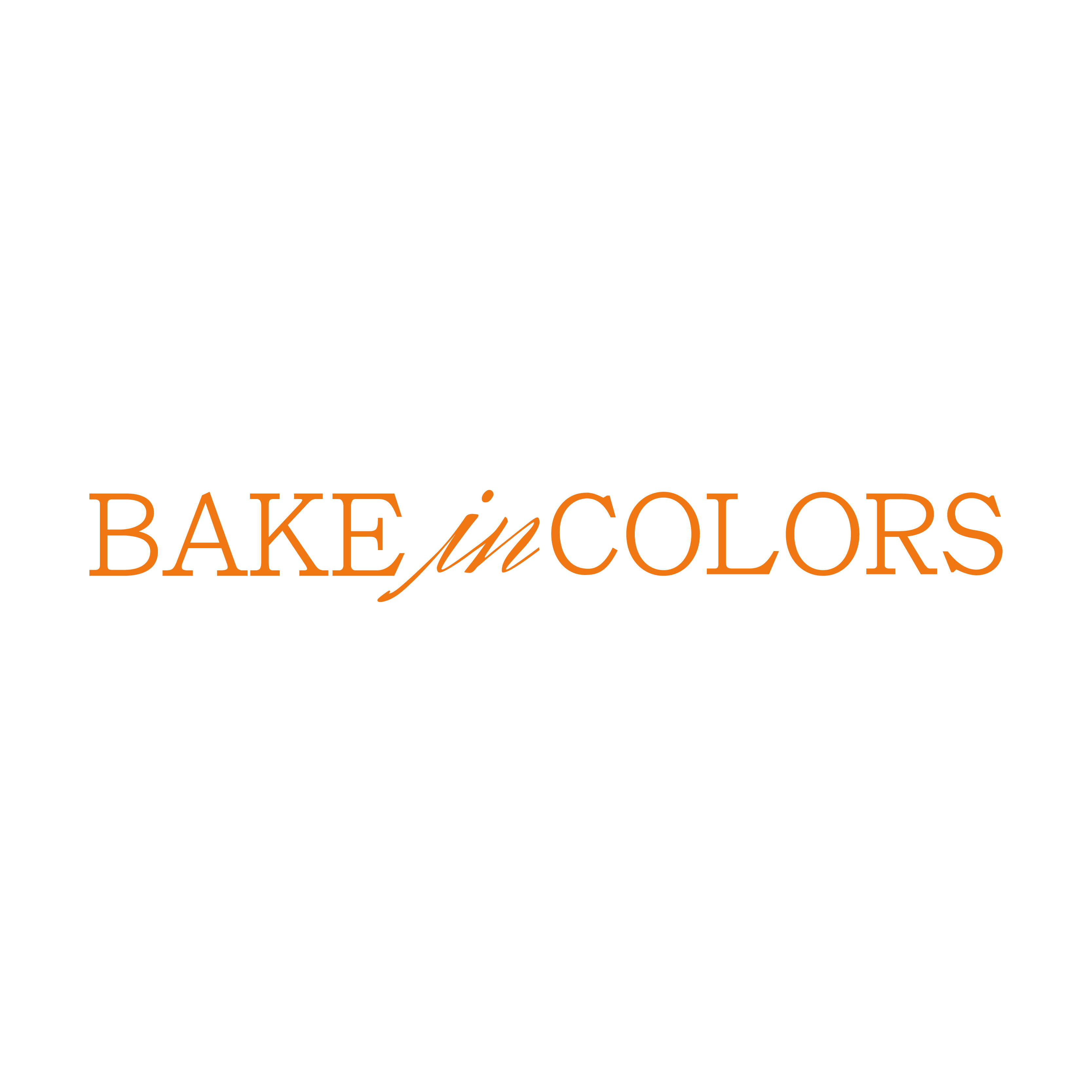 Logo Bake in Colors.